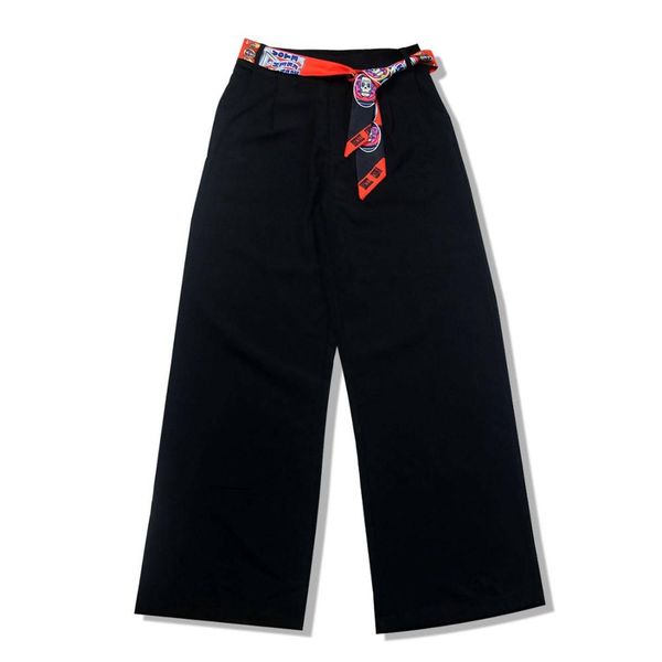 

casual pants streetwear men jogger loose harem pants men summer autumn korean style joggers trousers cool high street, Black