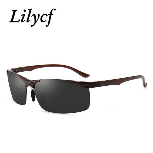 

2019 square outdoor sunglasses fashion trend driving sunglasses fishing anti-glare glasses uv400, White;black