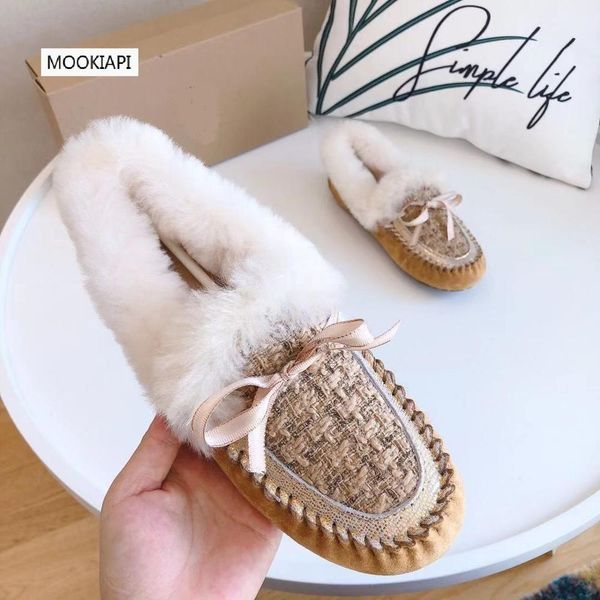 

2019 chinese snow boots, 100% natural wool, the latest fashion lace up women's shoes, delivery, Black