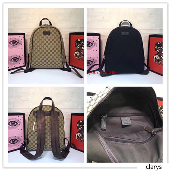 

449906 beige brown gg canvas zipper backpack day bag gg canvas leather ladies mens size:30x37x14cm