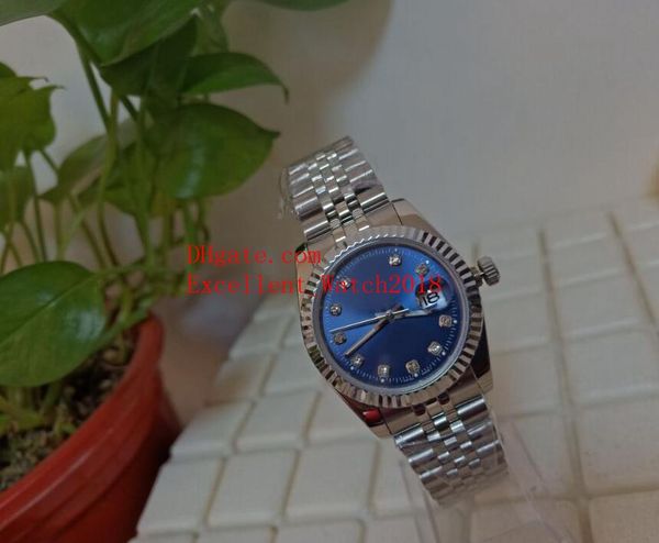 

4 colour sell ladies watch 36 mm 31 mm 126234 278273 279173 stainless steel diamond dial asian 2813 automatic mechanical christmas gif, Slivery;brown