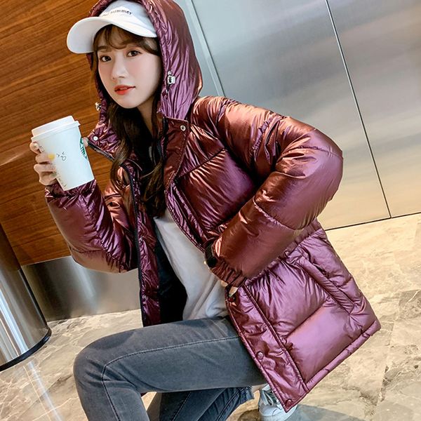 

cotton clothes women fashion solid elegant statement coat jacket new 2019 trendy hooded zipper coats jackets female wholesale, Black