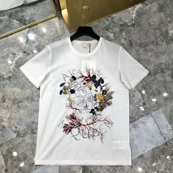 

2020 brand design summer street wear europe fashion men cotton tshirt casual short sleeve tee t-shirt size s-3xl, White;black