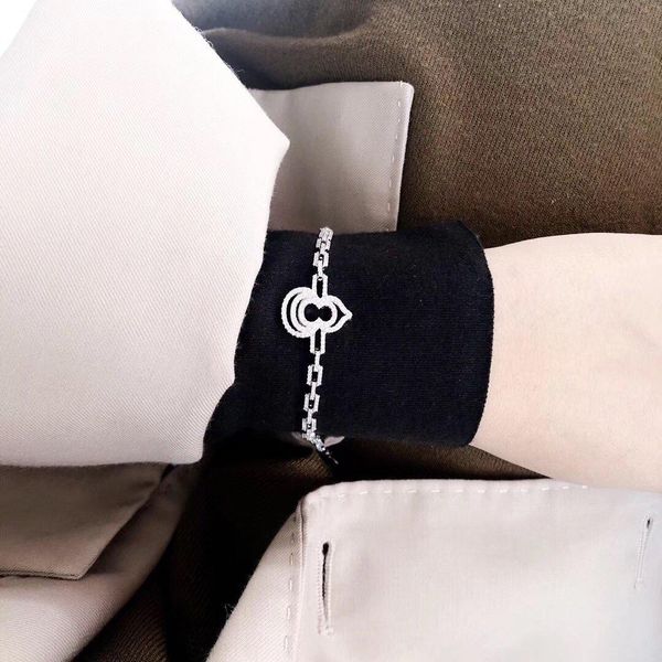 

designer bracelet gourd bracelet luxury jewelry 925 sterling silver women wedding jewelry high jewelry christmas party gift, Golden;silver