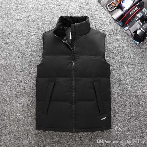 

face north классических престижные вниз куртки вскользь куртка открытой непромокаемых vest trend wild jacket продажа, Black