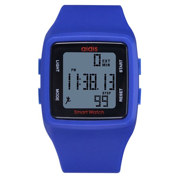 

addies brand outdoor simple multifunctional sports electronic watch step waterproof children's student electronic watches, Slivery;brown