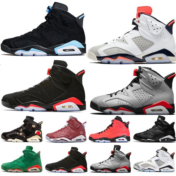 

Sale 2019 Infrared Bred VI 6 6s Mens Basketball Shoes 3M Reflective Bugs Bunny Tinker Hatfield Black Cat Flint Men Sports Sneakers Designer