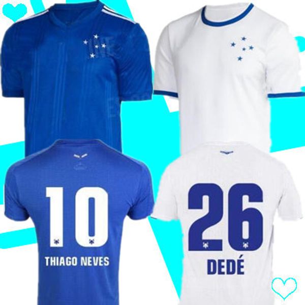 

men kids 20 21 cruzeiro home soccer jersey 19 20 brazil cruzeiro blue white de arrascaeta robinho thiago neves 2020 green football, Black