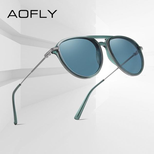 

aofly brand design pilot поляризованные очки женщины мужчины мода ацетат рамки gradient lens вождение вс очки мужской uv400 chszg