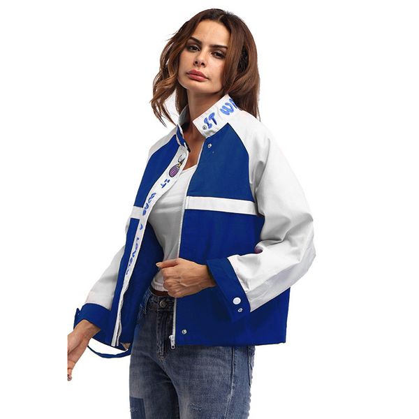 

womens jacket designer letter it was a lovely world embroidery fashion jacket street styles donna casual clothes, Black;brown