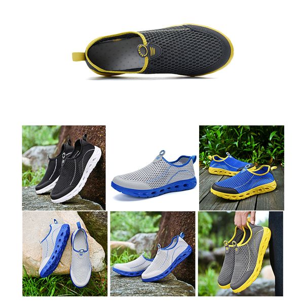 

run for fashion women men net breathable shoes triple black white grey light balck blue yellow running shoes trainer sneakers, White;red