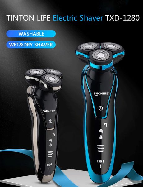 

tinton life мужчины моющийся аккумуляторная электрическая бритва электрическая бритье борода машина бритва аккумуляторная