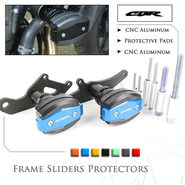 

cnc frame sliders anti crash pads protection guard for cbr250r 2017 2018