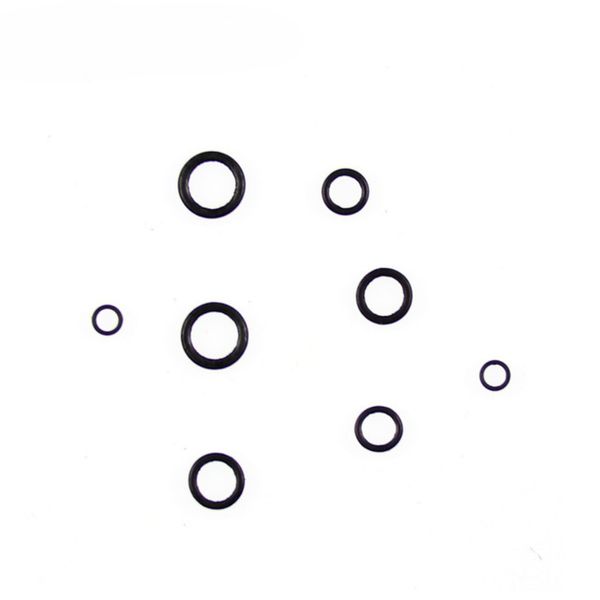 

30pcs] flat round mablack o ring carp fishing rig terminal end tackle accessory 2mm 2.5mm 3.1mm 4mm tippet rig ring