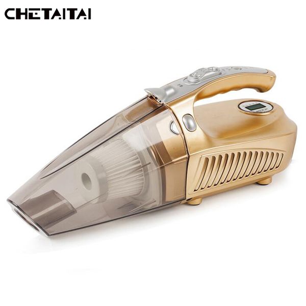 

chetaitai multi-function portable car vacuum cleaner 12v-220v wet and aspirador pressure pneumatic lighting tire inflatable pum