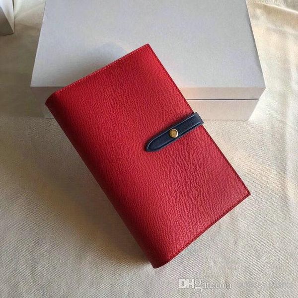 

most stylish way to carry around money, cards and coins famous design women leather purse card holder long business, Red;black