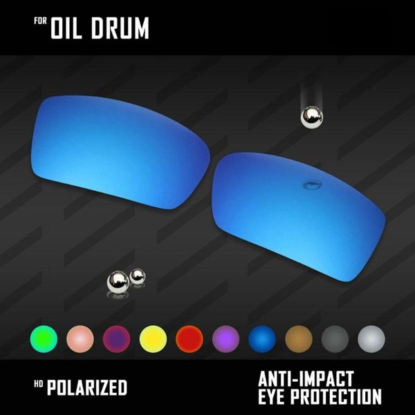 

oowlit lenses replacements for oil drum sunglasses polarized - multi colors