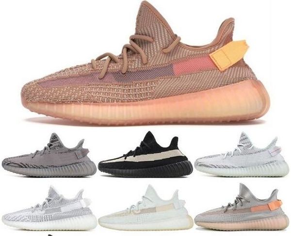 

2019 kanye west v2 men desinger running shoes women trainers zebra static black bred cream white sesame sports zapatos sneakers