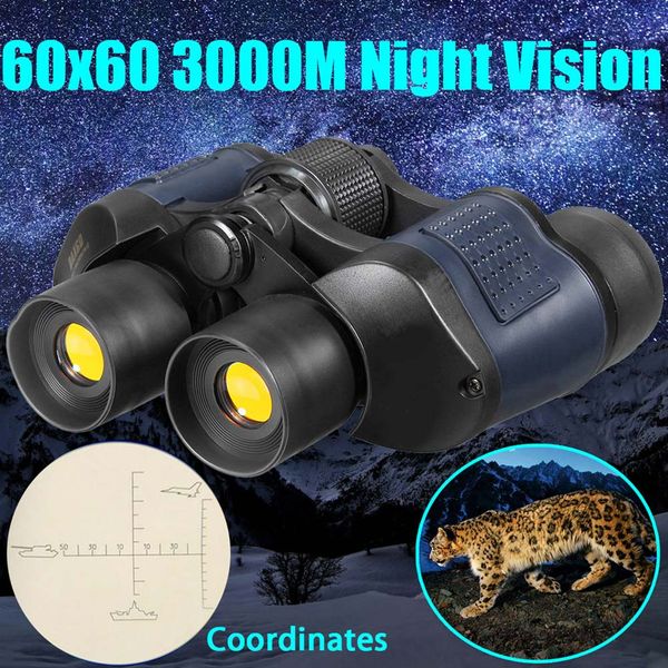 

selling 60x60 zoom day/night vision outdoor hd binoculars hunting telescope with case