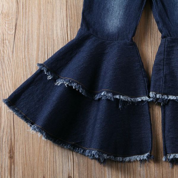 

2-7 y малей kid baby girl кле pant джинове вока али иѬокие ноги джин бѬки бѬк, White