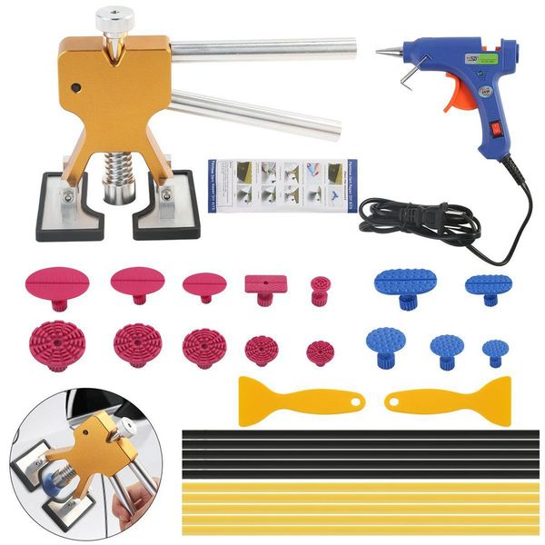 

car body paintless dent repair kit repair puller tabs lifter removal tools tiradores del levantador herramientas dropshipping