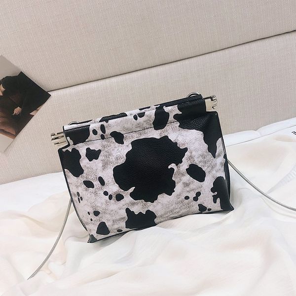 

ocardian handbag women cow pattern shoulder bag chain bag small square single luxury designer messenger bags dropship may9