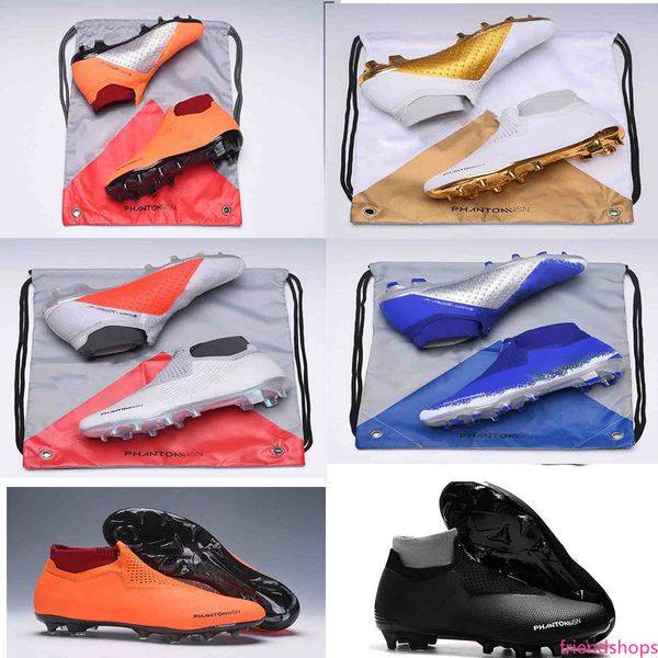 

new phantom vision elite df fg vsn fluorescent green soccer cleats nail shoes football boots mens chuteiras original