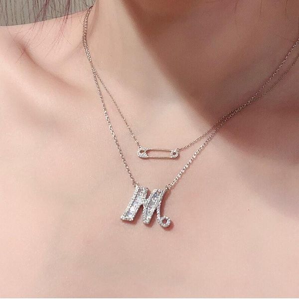 

flola silver color 26 initial letter pendant necklaces for women crystal gold name necklace women diy jewelry gifts nkep44 cjaba
