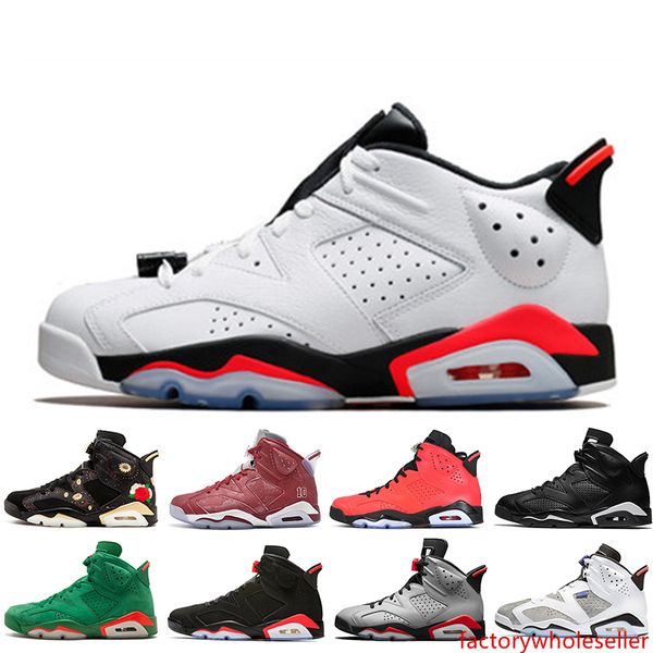 

in stock 2019 infrared bred 6 6s mens basketball shoes 3m reflective bugs bunny tinker hatfield black cat flint men sports sneakers designer