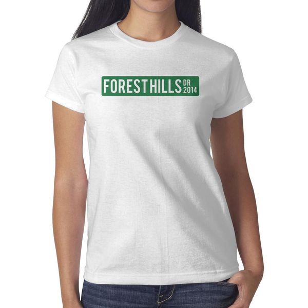 

forest hills j cole white womens t shirt,shirts,t shirts,tee shirts shirt design cool t make a band classic t shirt