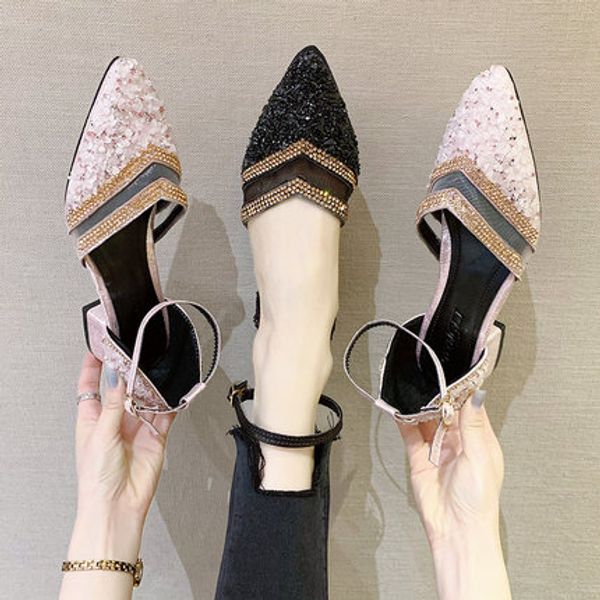 

2020 lady med heels d'orsay as0052, Black