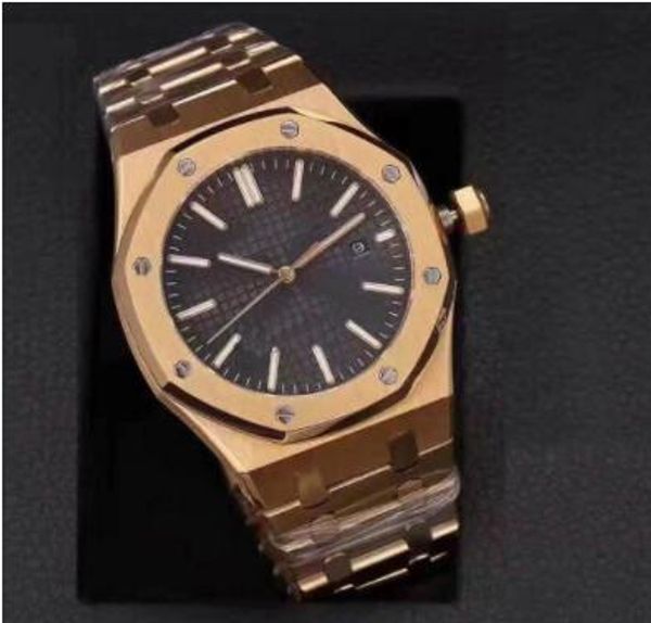 

часы мужские 42мм 3 указателя автоматические механические часы из нержавеющей стали широкий механизм часы хорошие часы 138, Slivery;brown