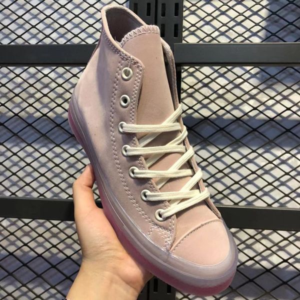 

chuck all star jelly pink fashion high casual shoes for womens 1970s skateboarding shoes designer sports sneakers size 35-39 t01, Black