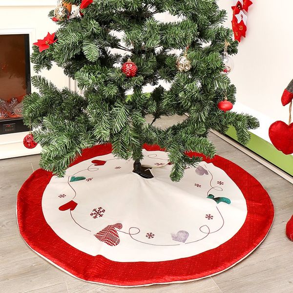 

christmas tree skirt invisible nylon clasp xmas tree apron holiday christmas decorations
