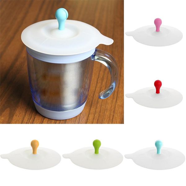 

silicone clip spoon ceramic cup cover lid