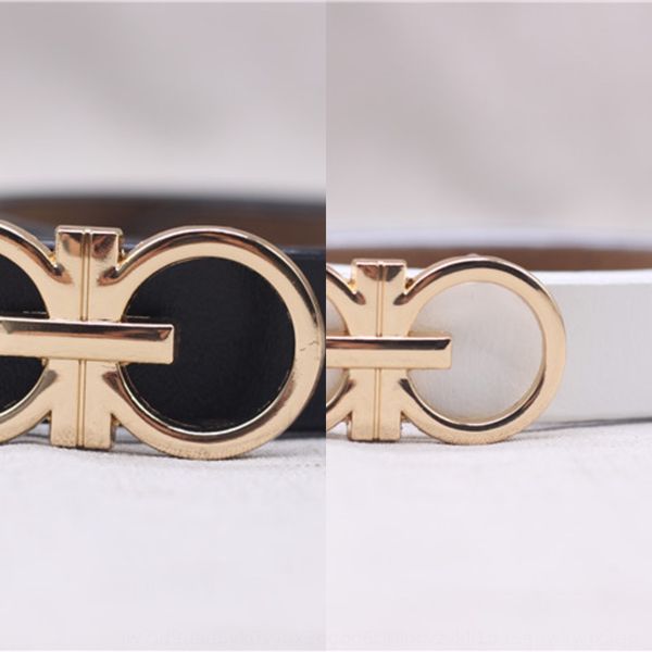 

qsqpd s cowhide smooth buckle thin casual narrow width belt decoration decorations women's cowhide smooth buckle thin belt casual narro, Black;brown