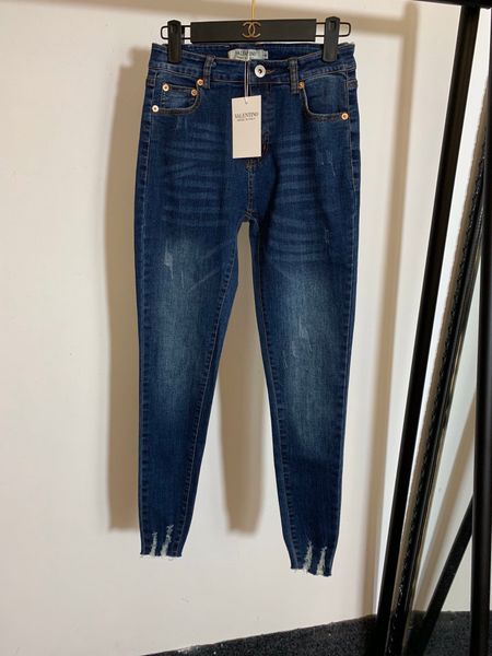 

2019 wild women jeans casual denim pants women long trousers 191127-2391#46124, Blue