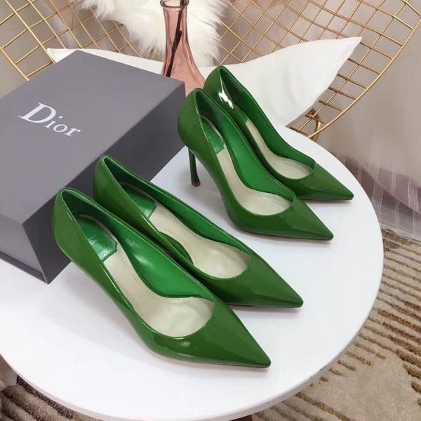 

new style high-end luxurydesigner women's fashion high heels ballet party wedding shoes pointed shoes heel height 6.5cm 10.5cm nfte, Black