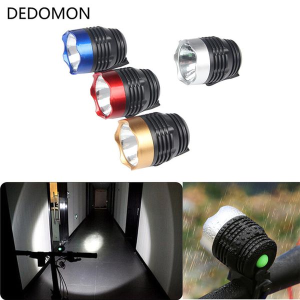 

cycling q5 led 3 modes front light headlamp headlight torch waterproof for mountain road bike 4 colors bicycle light