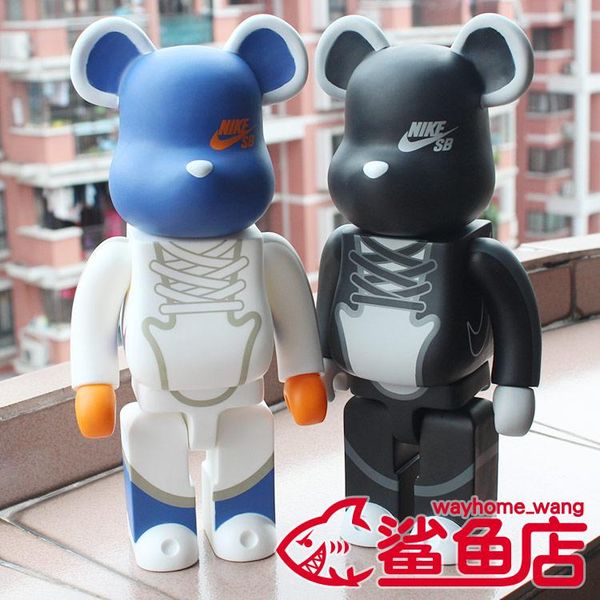 

новый 28 см 400% bearbrick синий фигурку коллекционная модель горячие игрушки подарки на день рождения кукла новый arrvial пвх бесплатная до