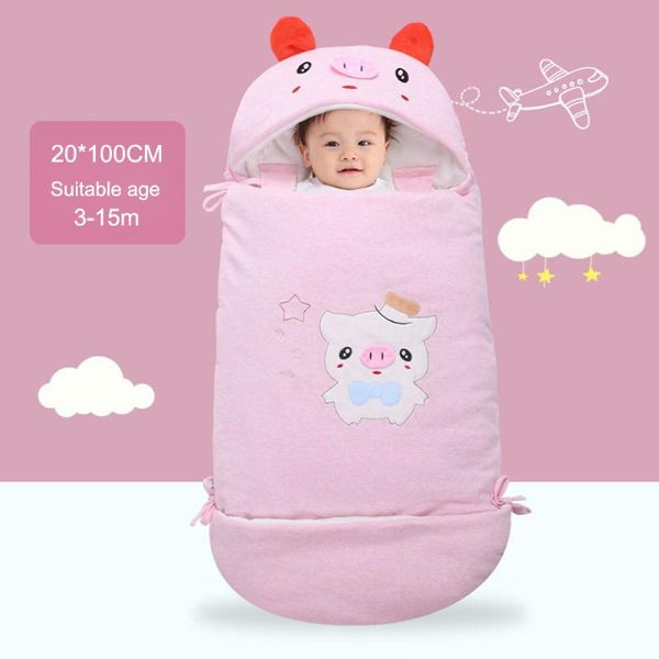 

cartoon newborn baby thicken sleeping bag sack footmuff stroller envelop bed infant wrapped baby winter sleep sacks super