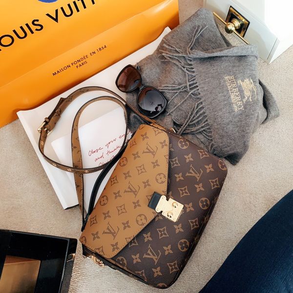 

05 lv louis vuitton neverfull leather handbags new women messenger bags big tote michael shoulder bag clutch messenger bag