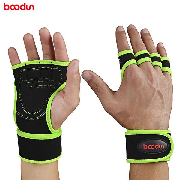 

boodun fitness sports weight lifting gym gloves wrist half finger dumbbell microfiber men women bodybuilding accessories 7071021