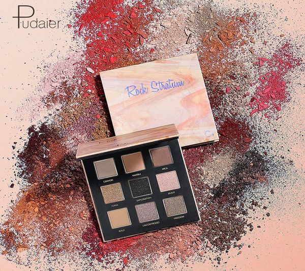 

pudaier 9 colors shimmer pearlescent matte eyeshadow makeup palette long lasting eye shadow natural nude eyes cosmetics tslm1