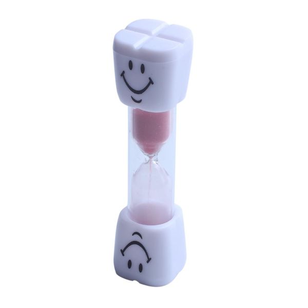 

2 minute hourglass kids brush teeth timer smile sand egg timer 2 minutes sandglass red