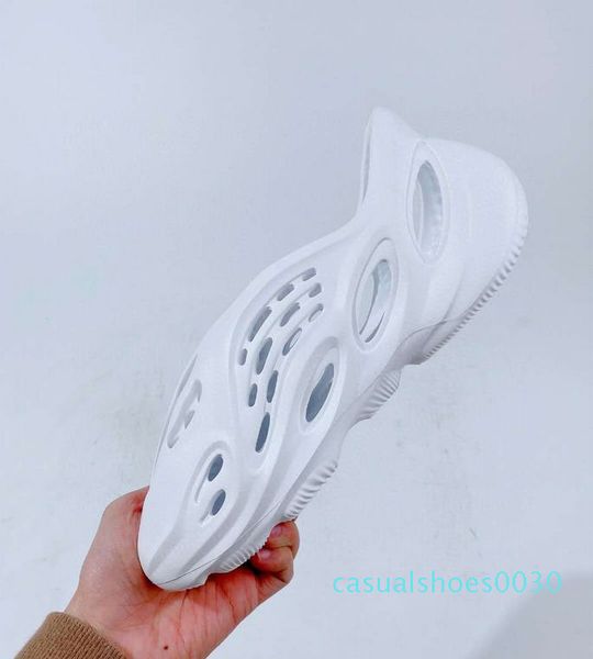 

foam runner sneaker sandals kanye west men women white red black beige clog c30