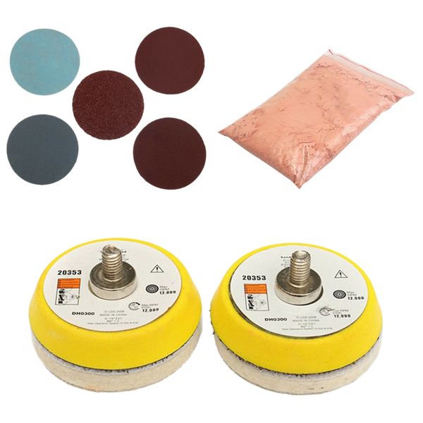 

34pcs car windscreen scratch remover glass polishing cerium oxide wheel pad polishing kit