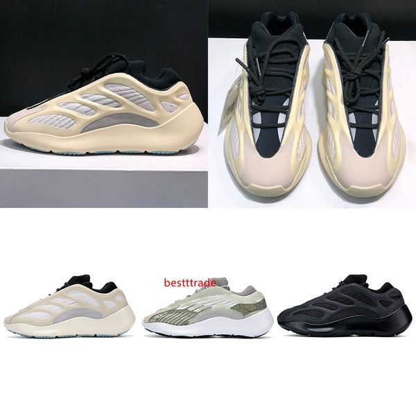 

kanye west 700 v3 azael alvah glow in the dark with stock x mens running shoes women designer sneakers us 5-11