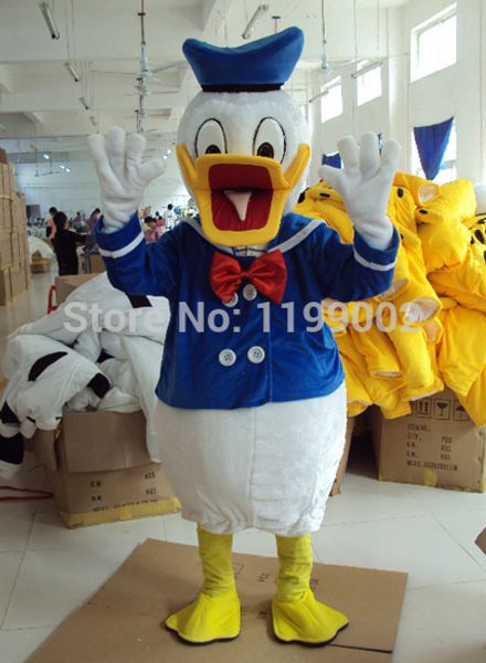 

size mascot costume sales donald and daisy mascot costume ing, Red;yellow