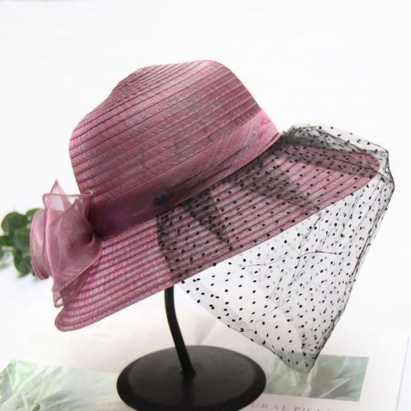 

mingli tengda lace flower network hat eugene yarn flower mesh light gray basin cap bride wedding bridal accessories birdcage